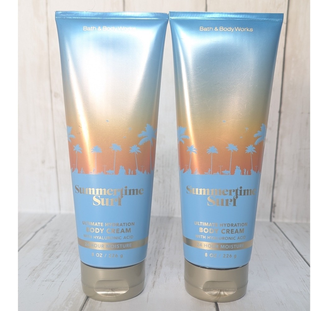 Bath‎ & Body Works Summertime Surf Moisturizer Body Cream Set of 2